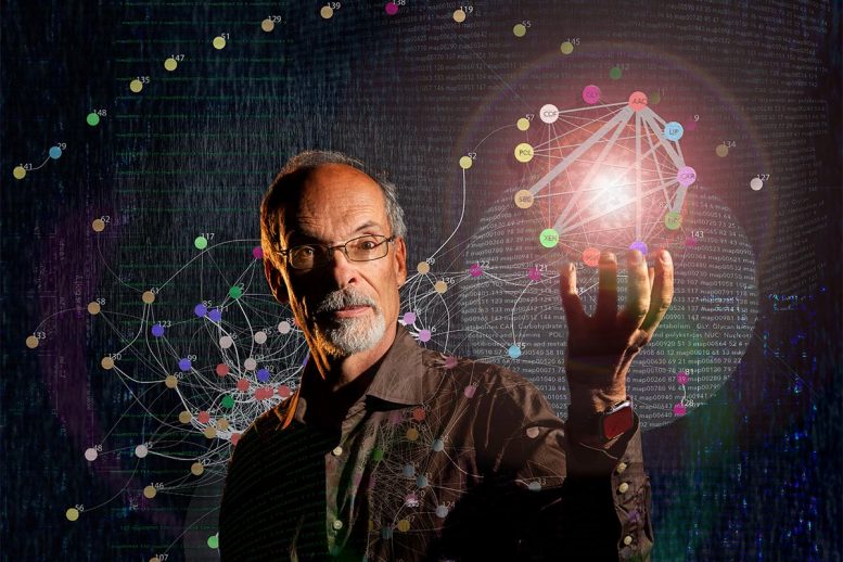 Gustavo Caetano-Anollés 被分子網(wǎng)絡(luò)的描述所包圍