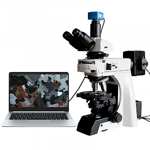 
POL-900研究級透反偏光顯微鏡材料分析觀察礦物巖石晶體